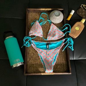 Triangl vinca sherbet stripe bikini